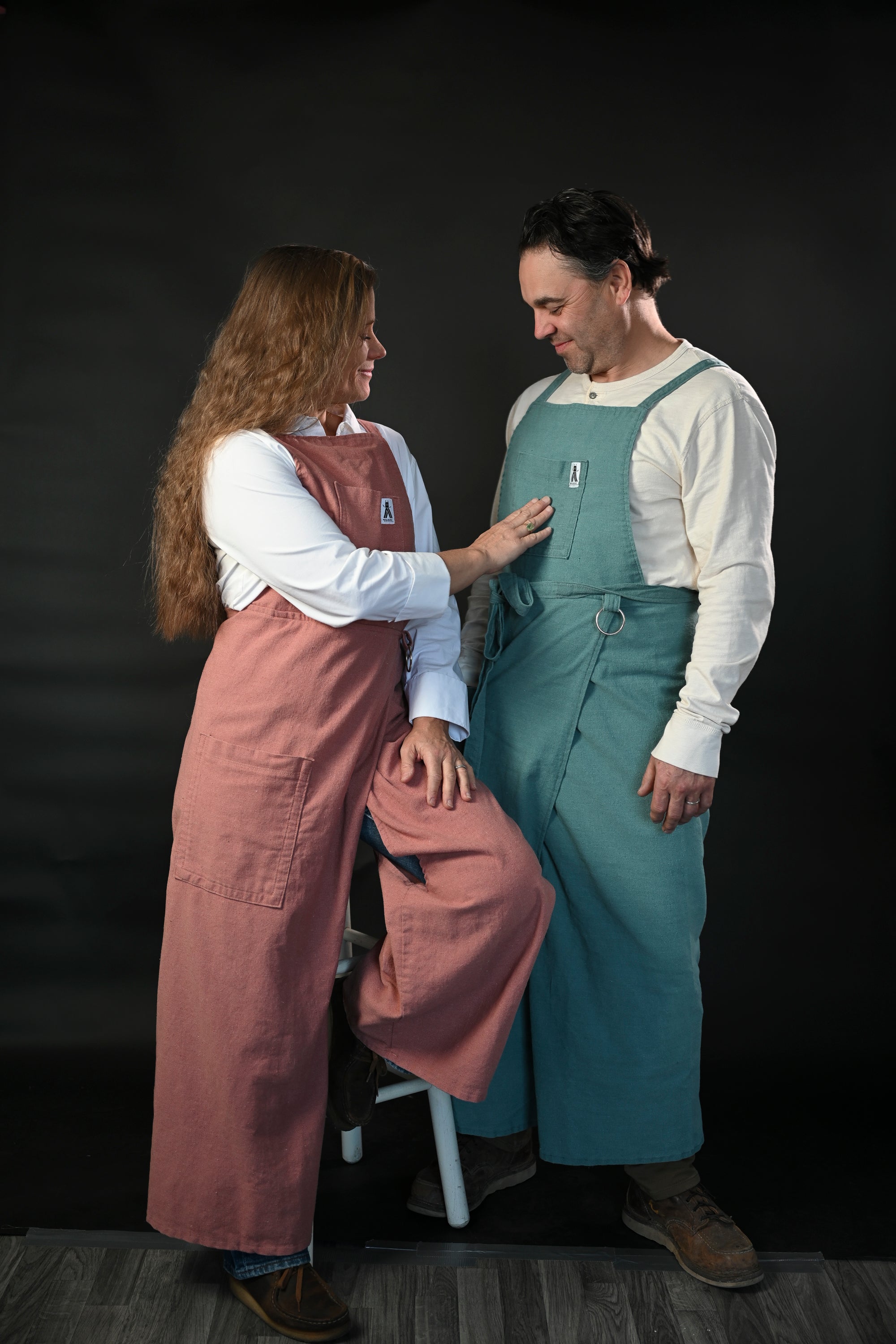 Walking Apron |  Retro WorkWear Blue