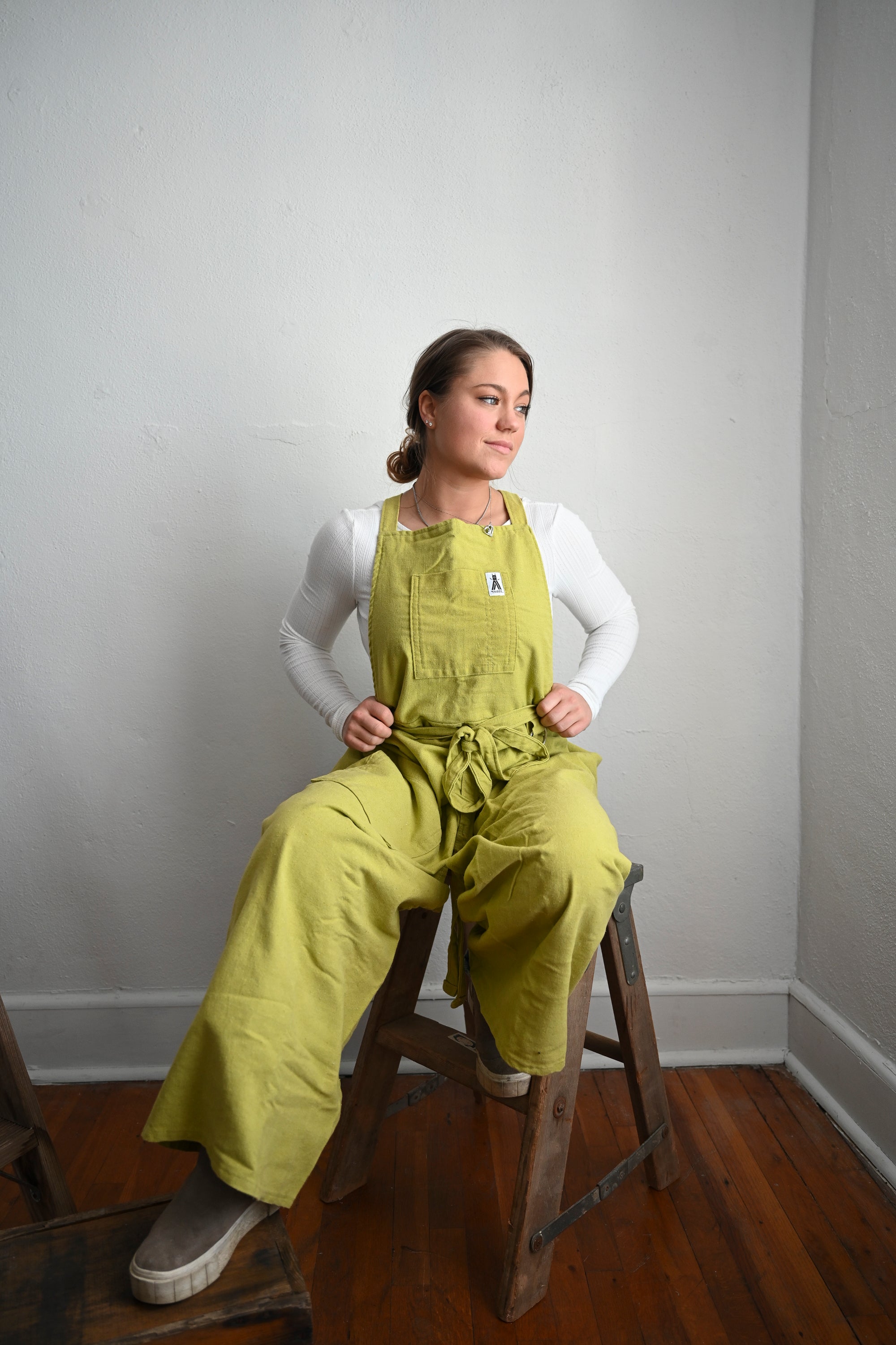 Walking Apron | Chartreuse
