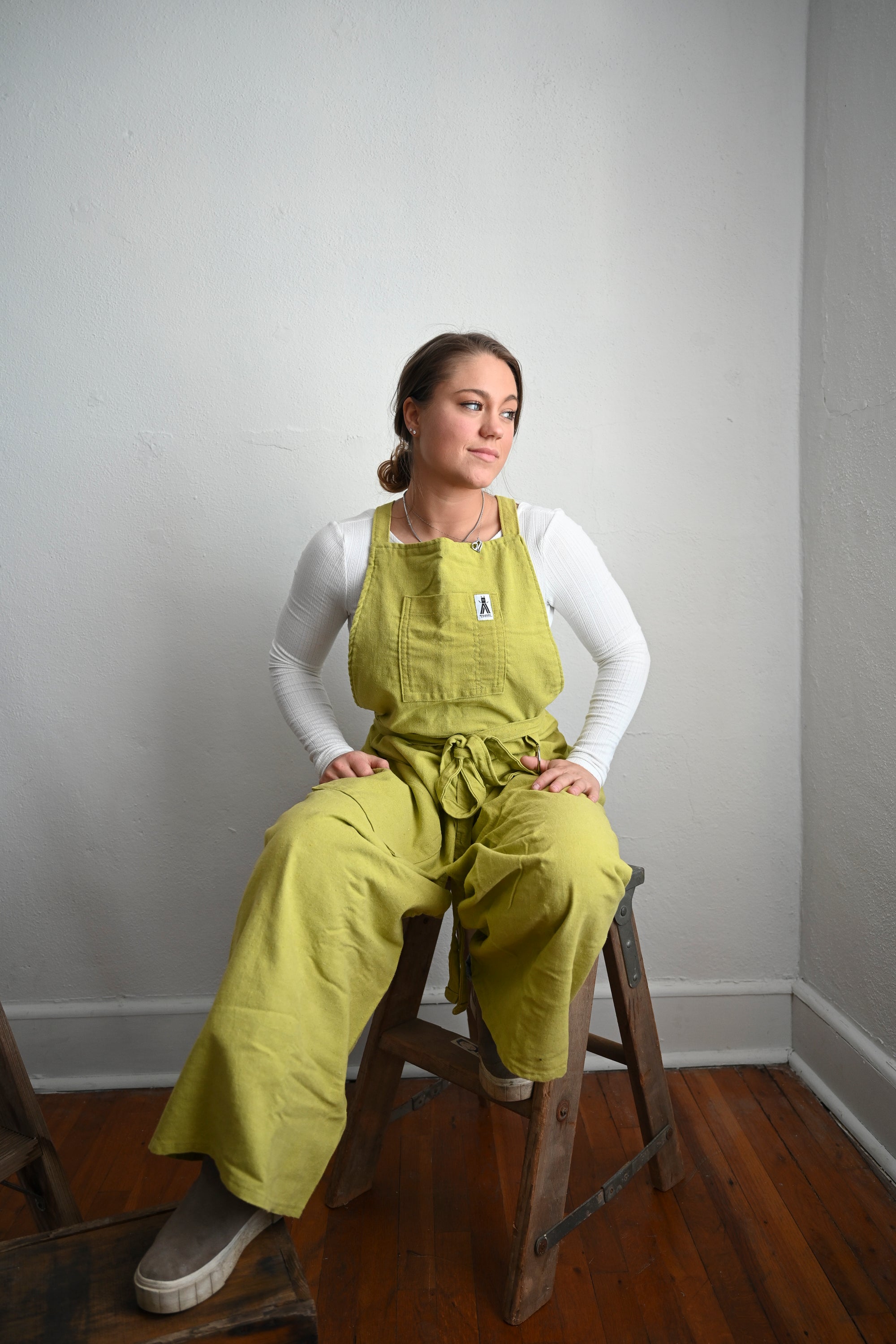 Walking Apron | Chartreuse
