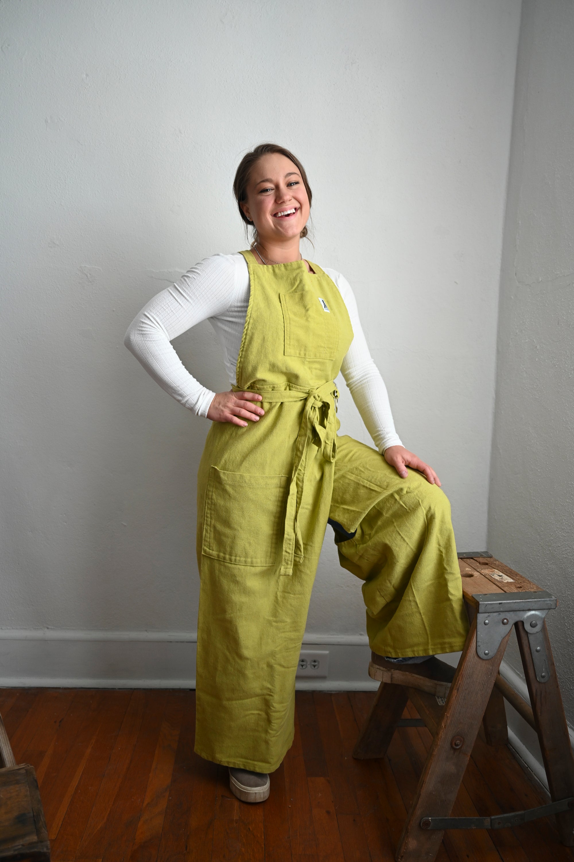Walking Apron | Chartreuse