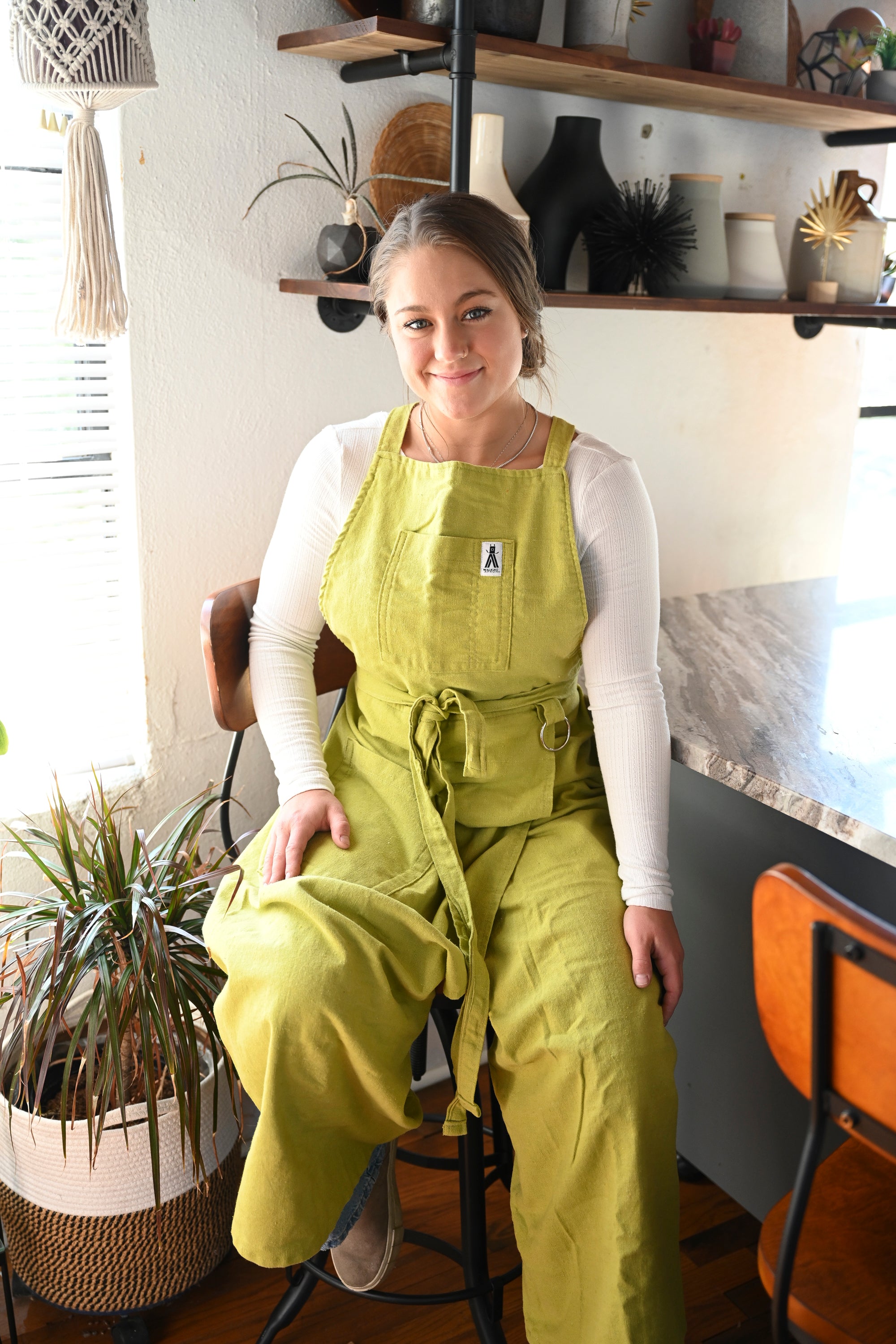 Walking Apron | Chartreuse