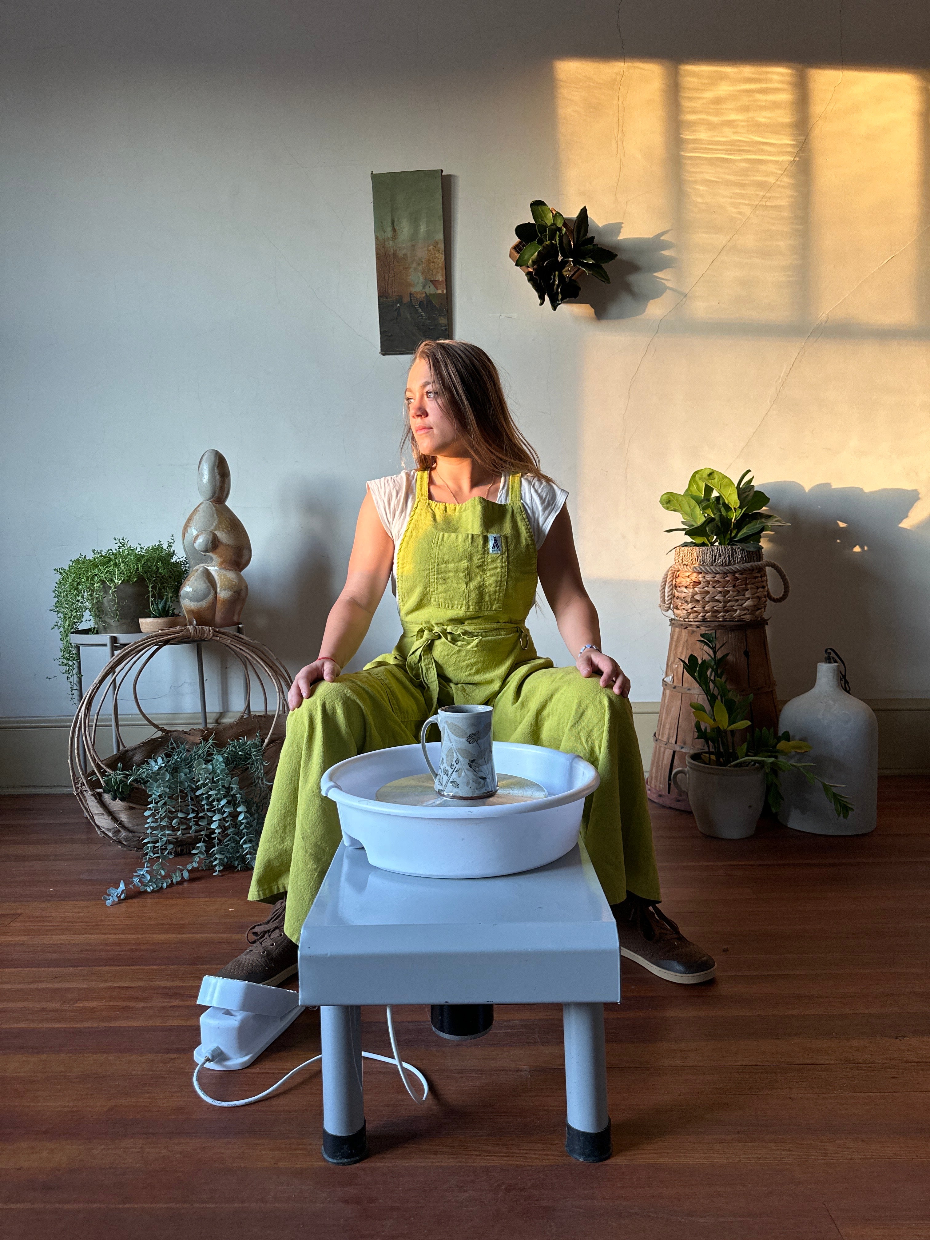 Walking Apron | Chartreuse
