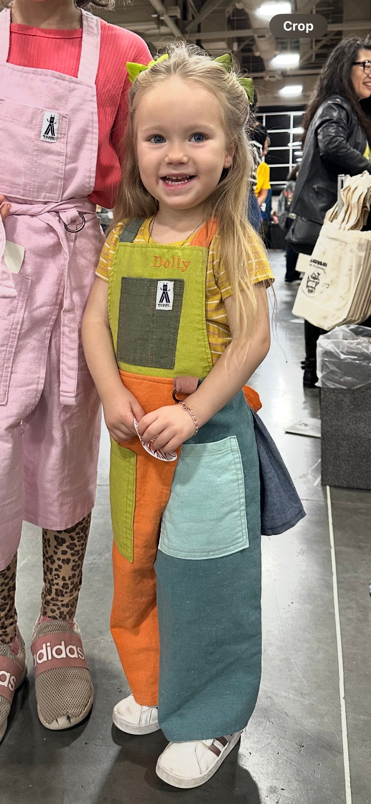 Colorblock Aprons Innovative Split Aprons Designed for Potters & Makers | Walking Apron