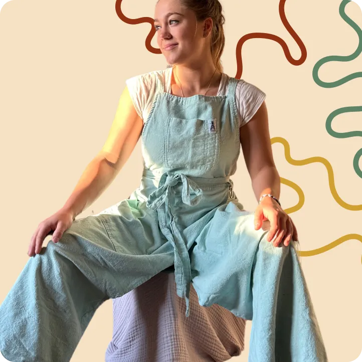 Walking Apron | Aqua